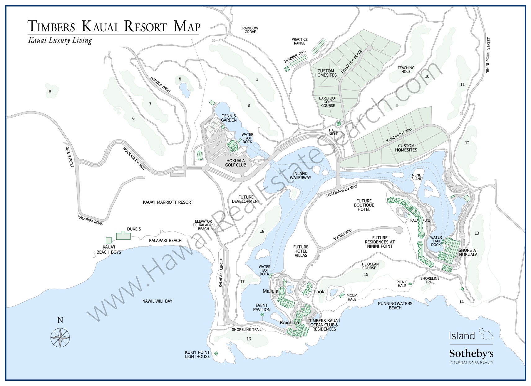 TK Resort Map 2018